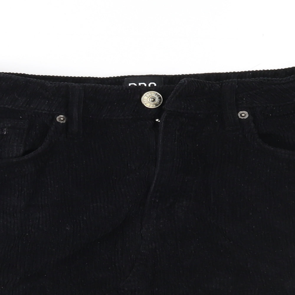 BDG Womens Black  Corduroy Mini Skirt Size S