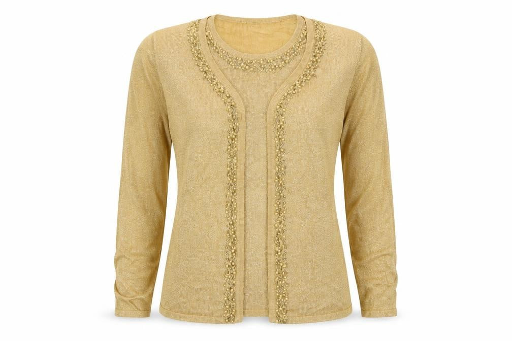 Damart Womens Gold   Pullover Jumper Size 12