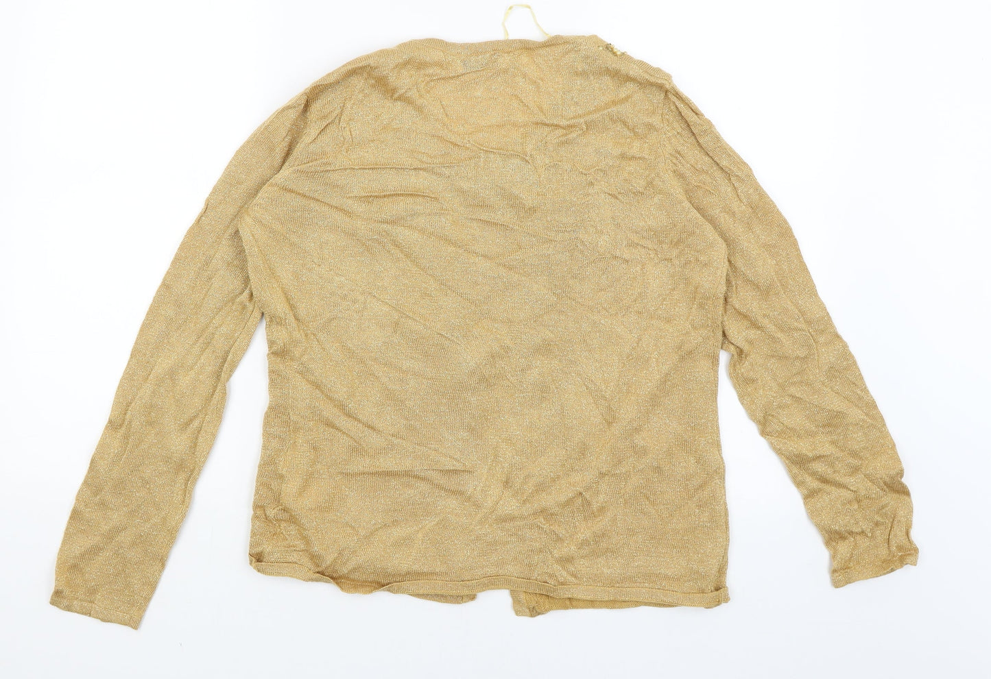 Damart Womens Gold   Pullover Jumper Size 12