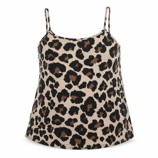 Boohoo Womens Brown Animal Print  Camisole Tank Size 8
