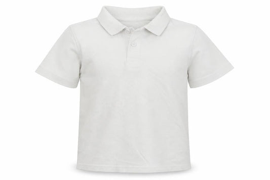 F&F Boys White   Basic Polo Size 4-5 Years