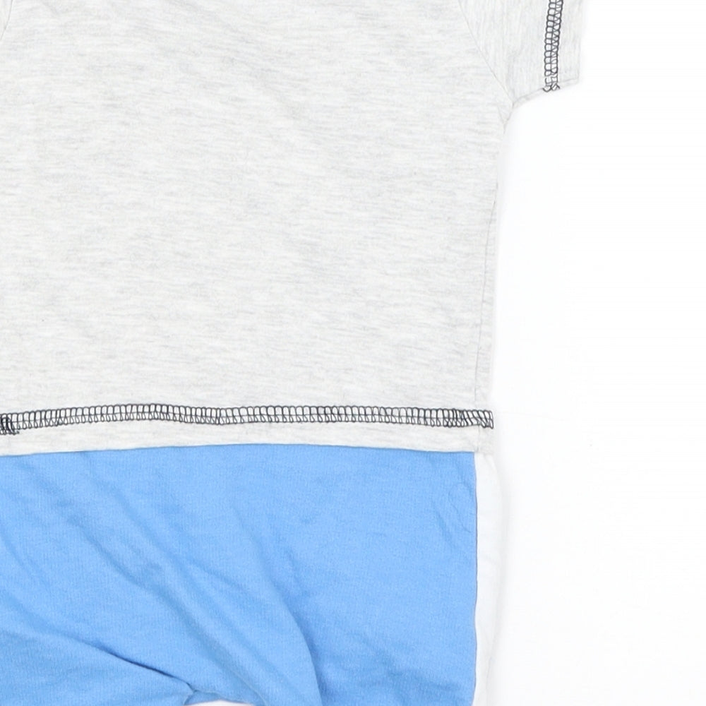 Lullaby Baby Grey   Babygrow One-Piece Size Newborn  - New in the crew