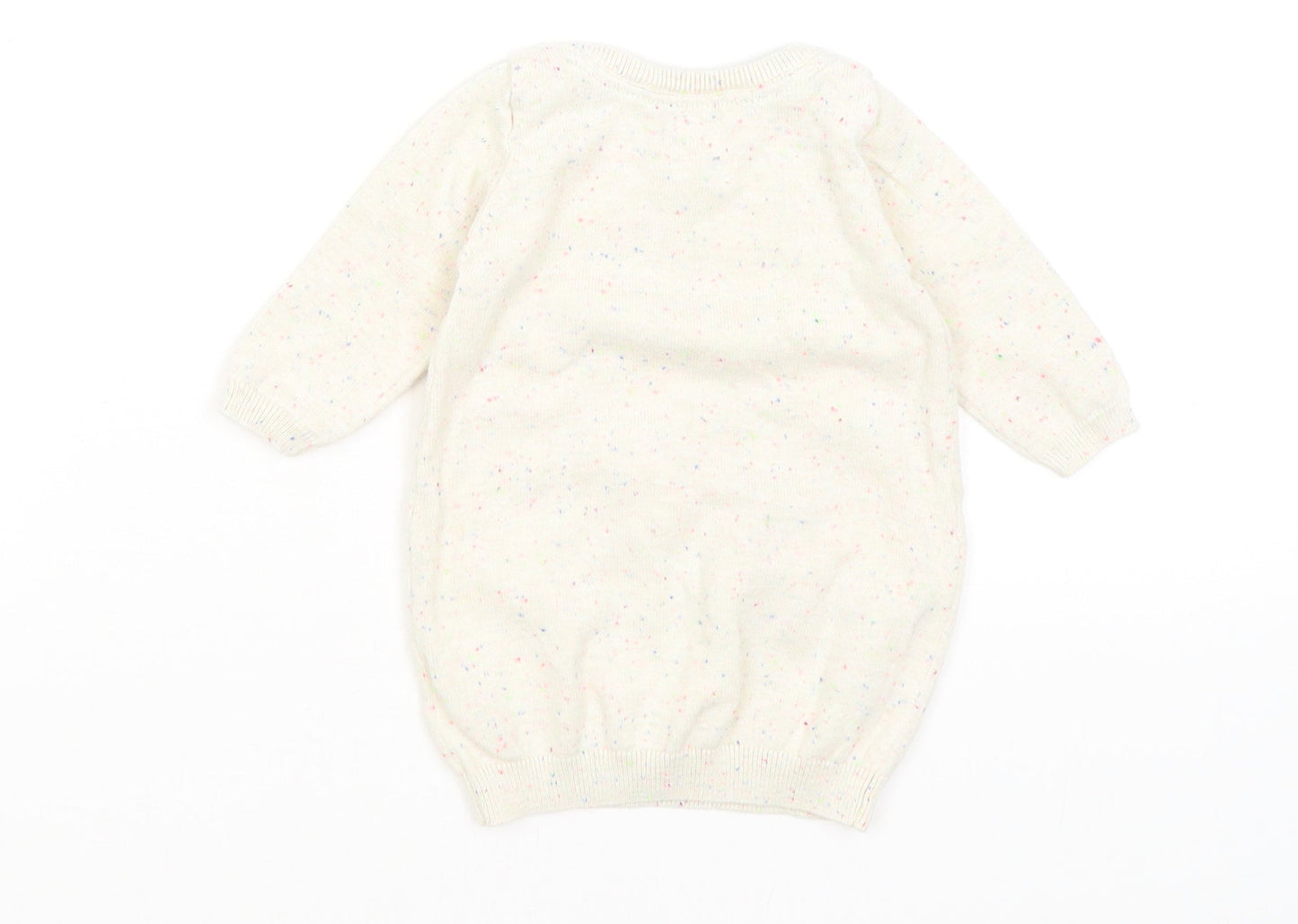 M&S Baby Ivory   Pullover Jumper Size 0-3 Months  - Deer