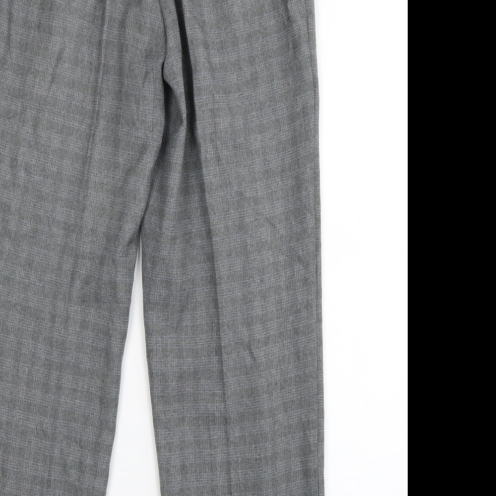Marks and Spencer Womens Grey   Trousers  Size 10 L26 in