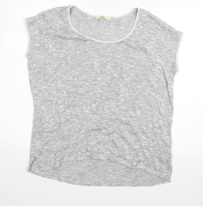 Oasis Womens Grey   Basic T-Shirt Size XS