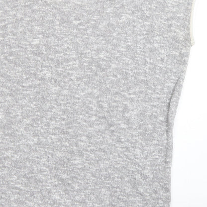 Oasis Womens Grey   Basic T-Shirt Size XS