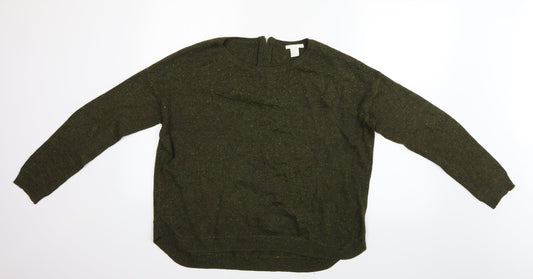 H&M Womens Green   Basic Blouse Size M