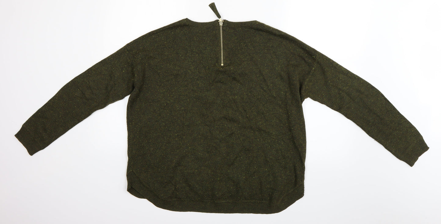 H&M Womens Green   Basic Blouse Size M