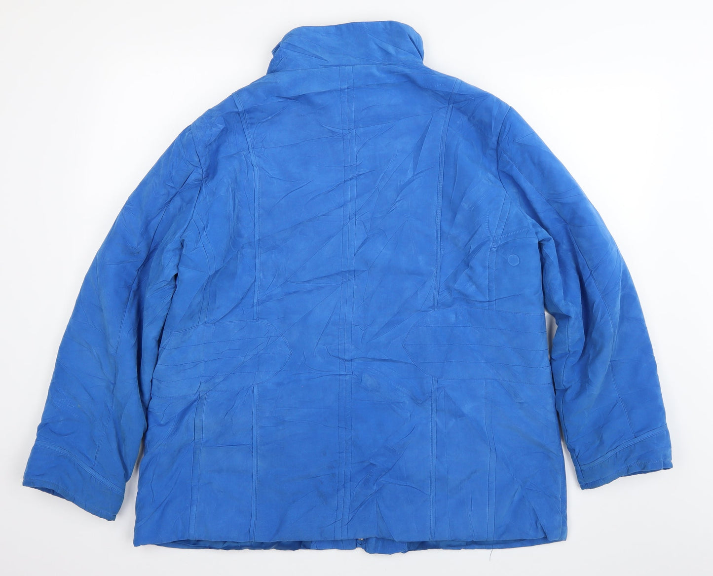 Klass Mens Blue   Windbreaker Coat Size L