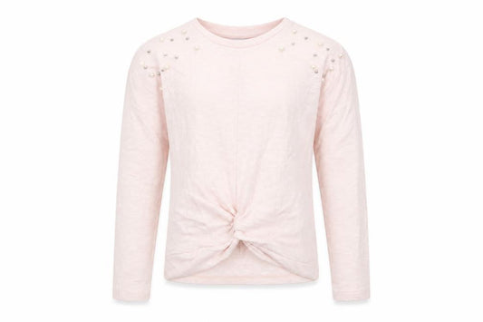 I Love Girlswear Girls Pink  Knit Pullover Jumper Size 9 Years