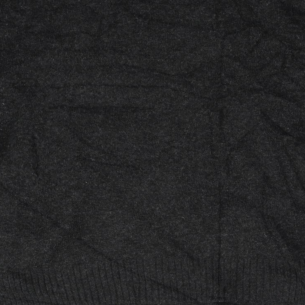 H&M Womens Black  Knit Pullover Jumper Size M