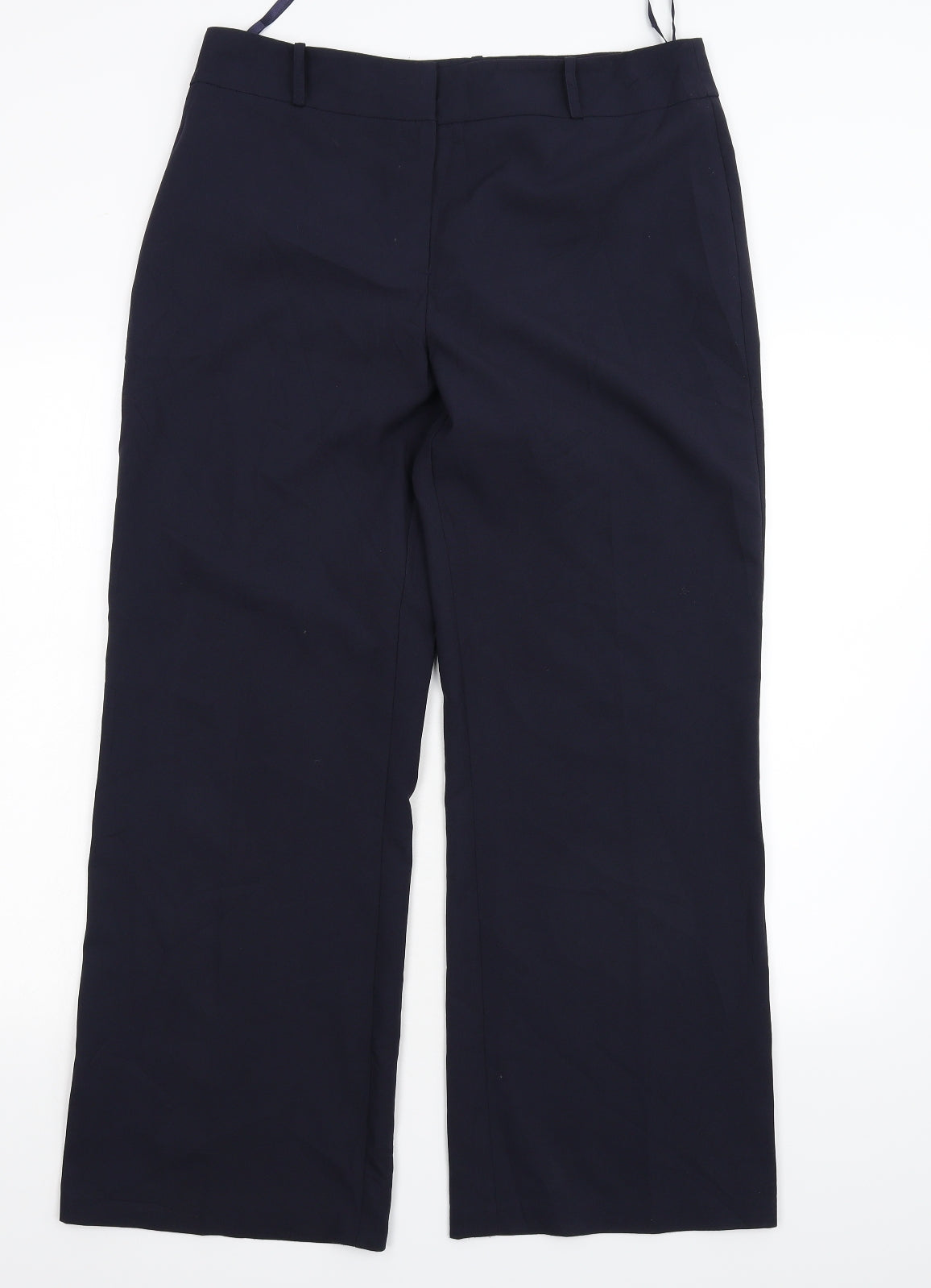 M&Co Womens Blue   Trousers  Size 14 L32 in