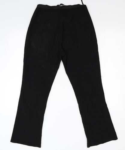 Classics Womens Black   Trousers  Size 14 L28 in