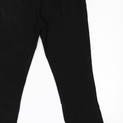 Classics Womens Black   Trousers  Size 14 L28 in