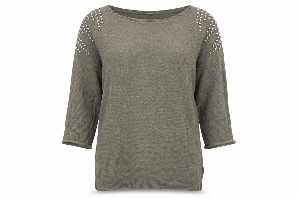 Warehouse Womens Green   Pullover Jumper Size S
