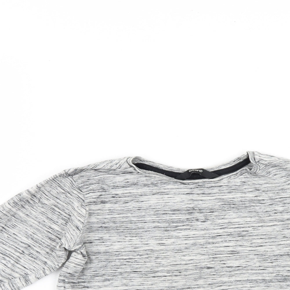 George Boys Grey   Pullover Jumper Size 6-7 Years