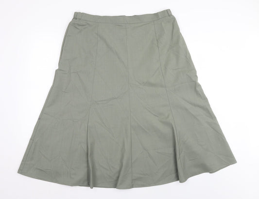 Country Collection Womens Green   A-Line Skirt Size 20