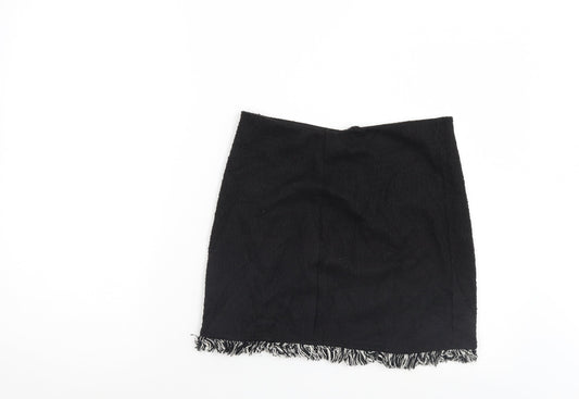 Preworn Womens Black   Mini Skirt