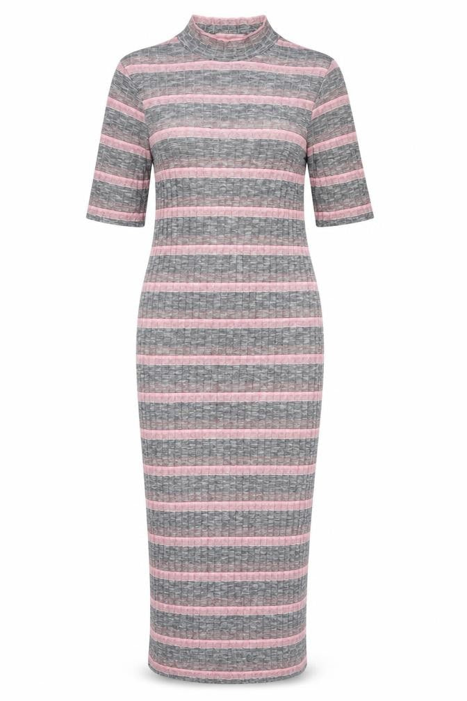 H&M Womens Multicoloured Striped  Pencil Dress  Size 6