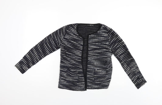 Atmosphere Womens Blue Striped  Jacket Coatigan Size XS