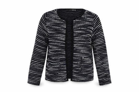 Atmosphere Womens Blue Striped  Jacket Coatigan Size XS