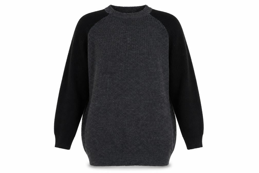Be Jelous Womens Grey   Pullover Jumper Size L