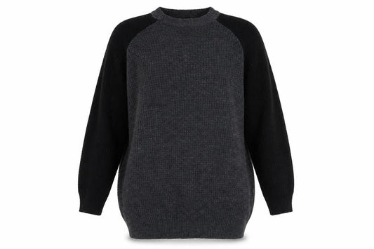 Be Jelous Womens Grey   Pullover Jumper Size L
