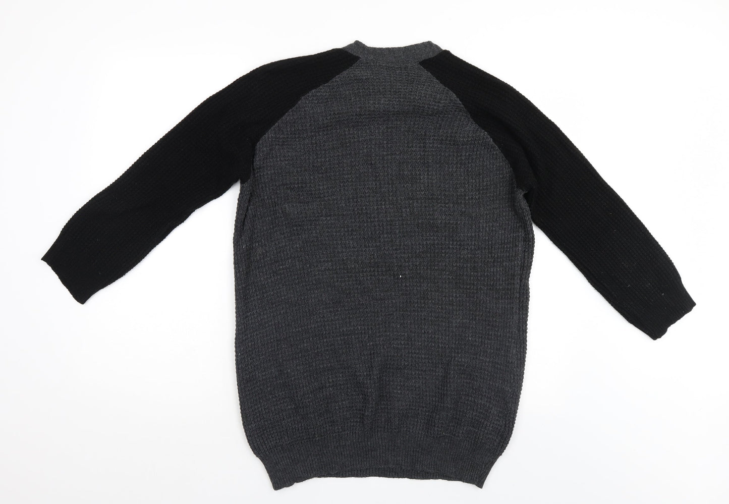 Be Jelous Womens Grey   Pullover Jumper Size L