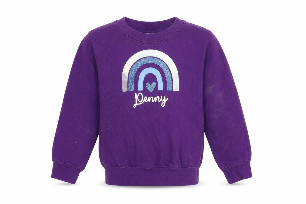 Just Hoods Girls Purple   Pullover Jumper Size XS
