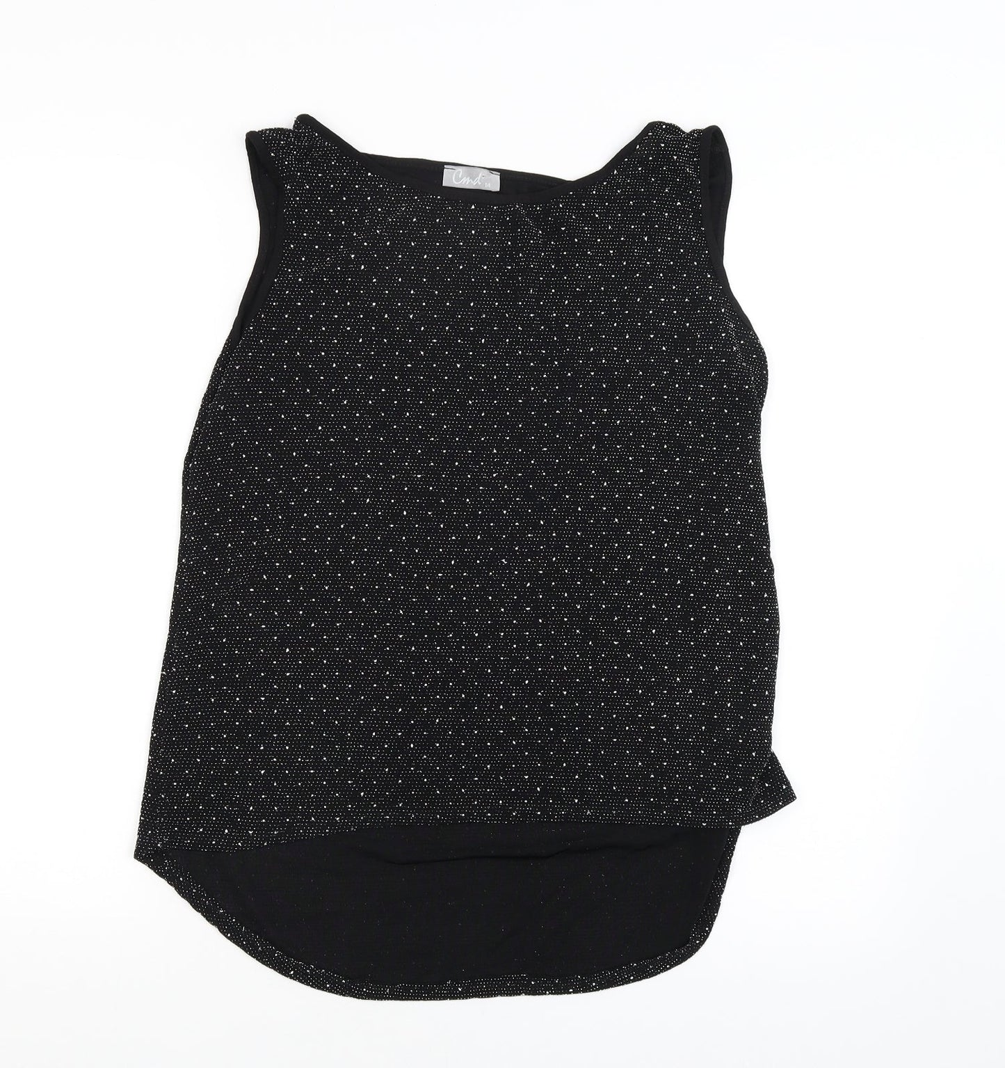 candi Womens Black   Basic Blouse Size 14