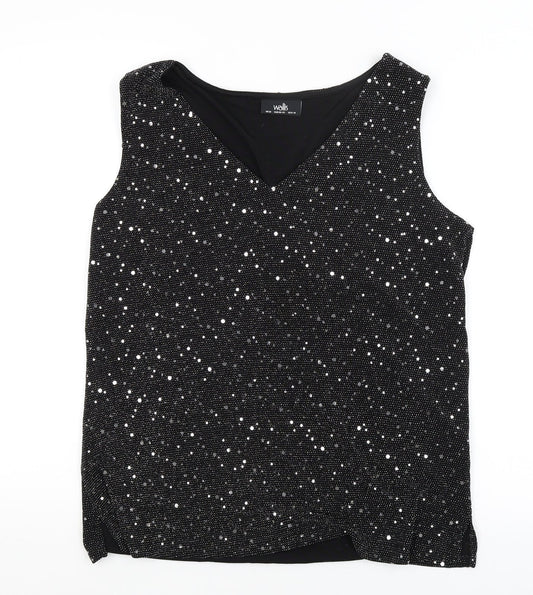 Wallis Womens Black   A-Line  Size M