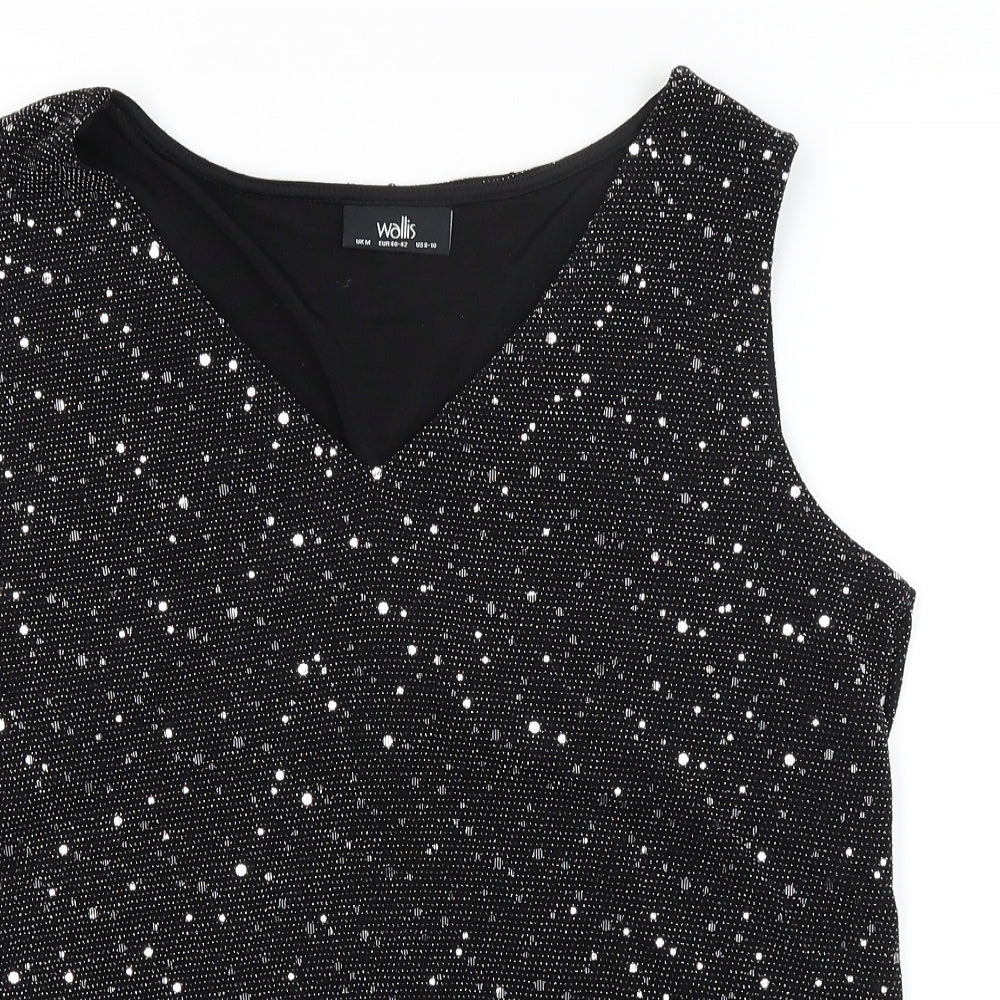 Wallis Womens Black   A-Line  Size M