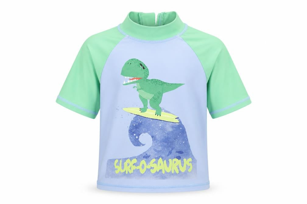 TU Boys Blue   Basic T-Shirt Size 2-3 Years  - surfasaurus