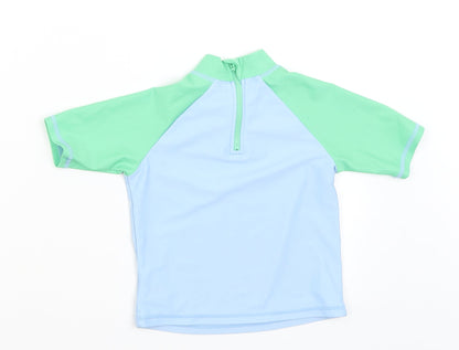 Tu Boys Blue   Basic T-Shirt Size 2-3 Years  - surfasaurus