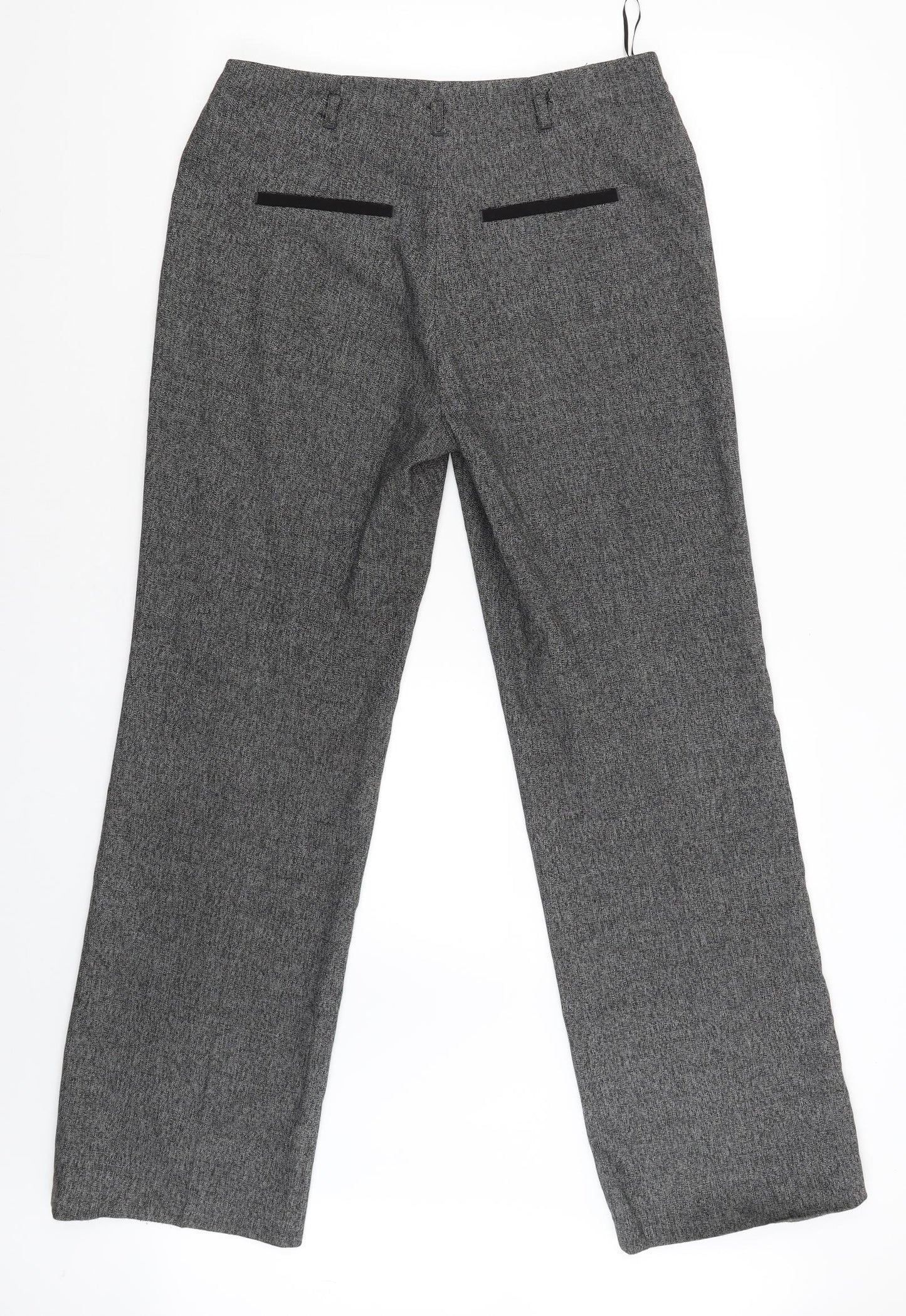 NEXT Womens Grey   Carrot Trousers Size 10 L30 in