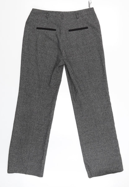 Next Womens Grey   Carrot Trousers Size 10 L30 in
