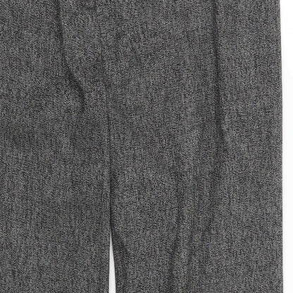 Next Womens Grey   Carrot Trousers Size 10 L30 in