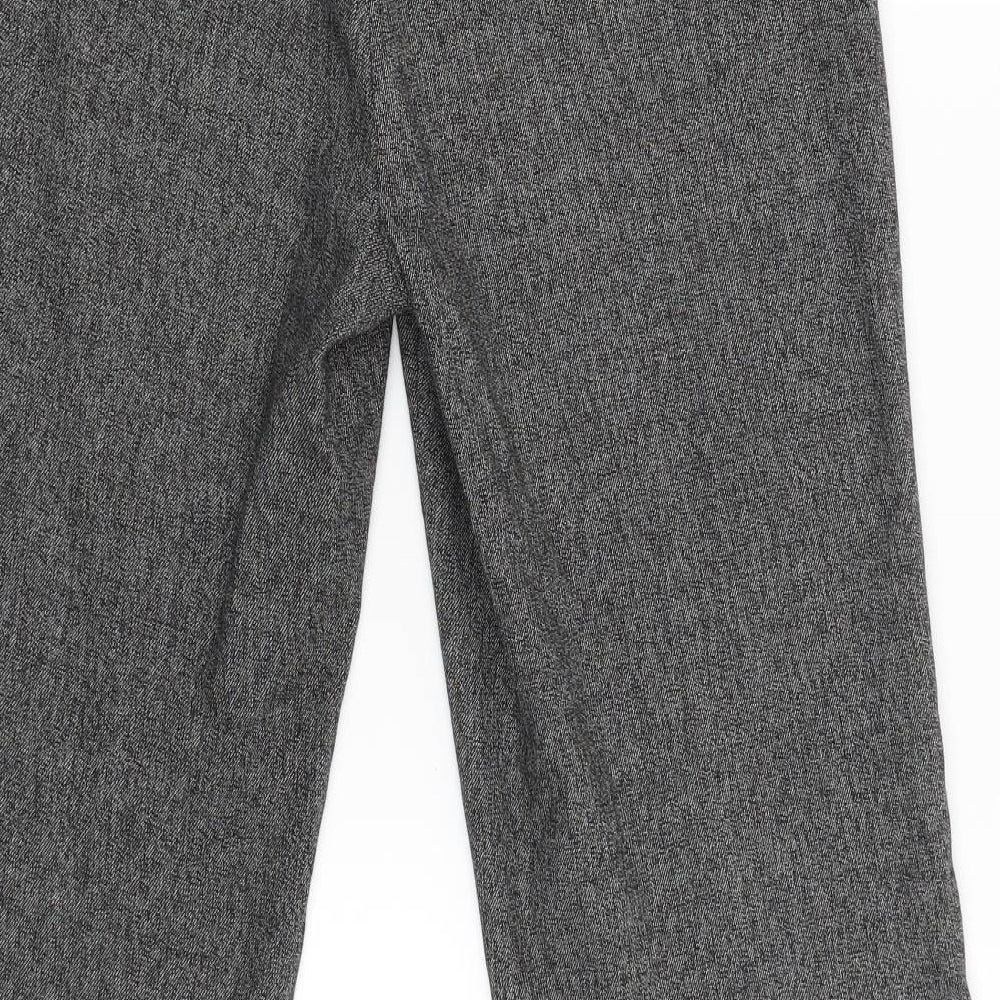 NEXT Womens Grey   Carrot Trousers Size 10 L30 in