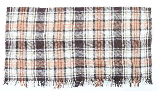 Preworn Womens Brown Check   Scarf