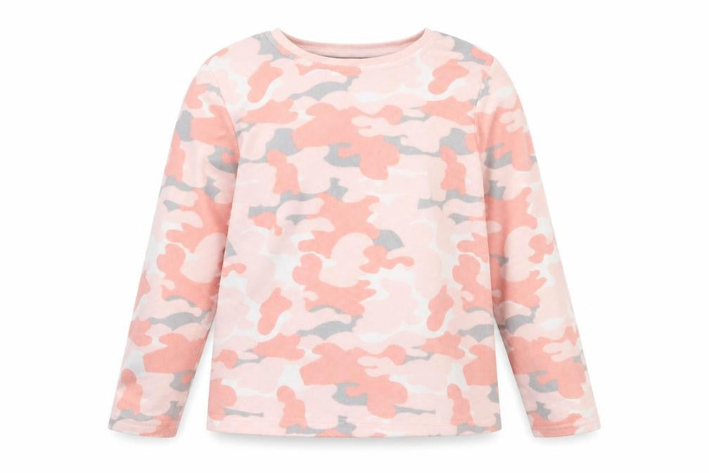 Primark Girls Pink Camouflage  Cami Pyjama Top Size 10-11 Years