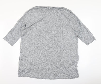 Preloved capsule   Womens Grey   Basic Blouse Size 16 - Front