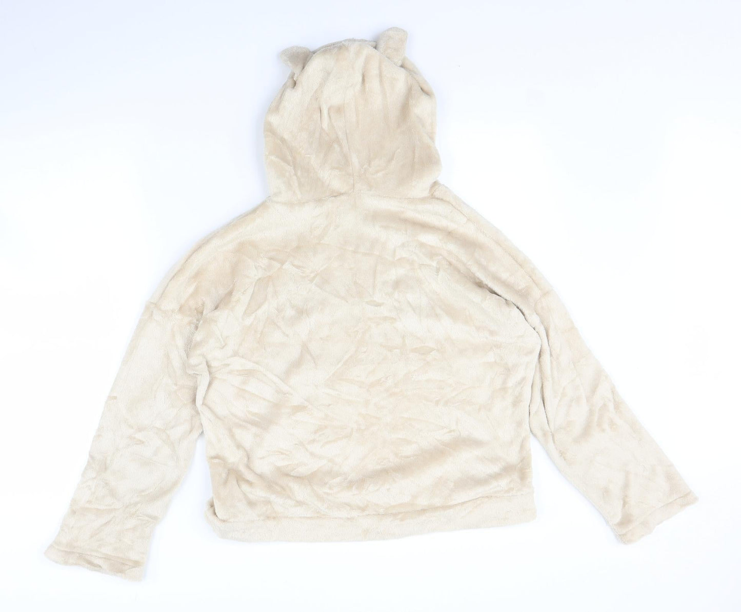 Preworn Womens Beige   Pullover Hoodie Size M