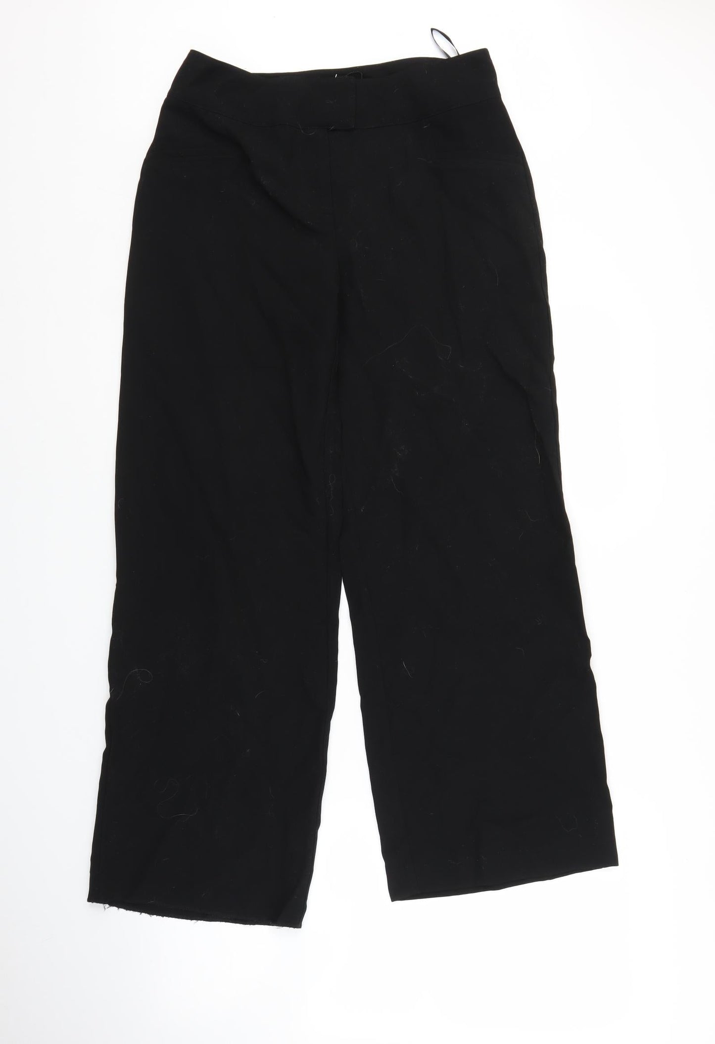 Papaya Womens Black   Trousers  Size 12 L26 in