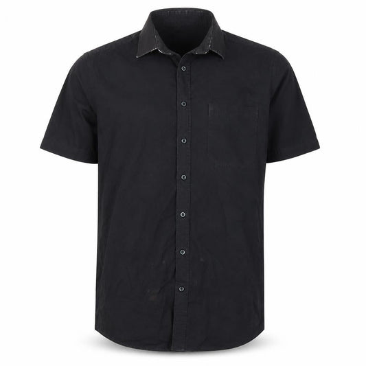 F&F Mens Black    Button-Up Size 16
