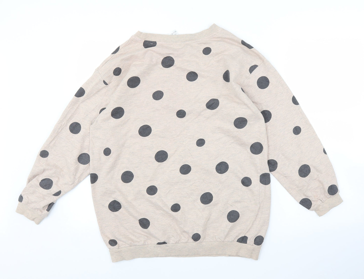H&M Womens Pink Polka Dot  Pullover Jumper Size S