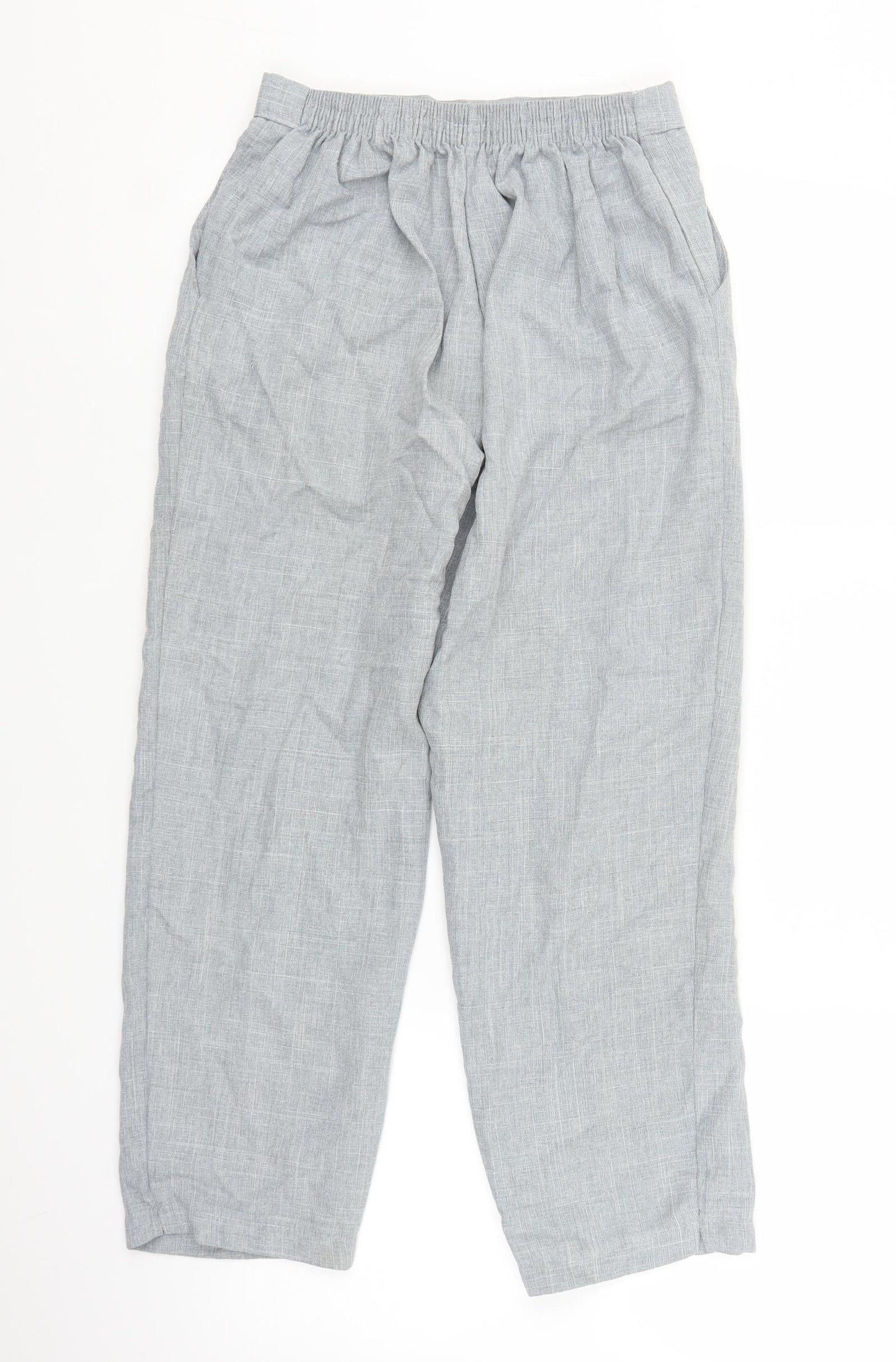 Preworn Womens Grey   Trousers  Size 12 L22 in