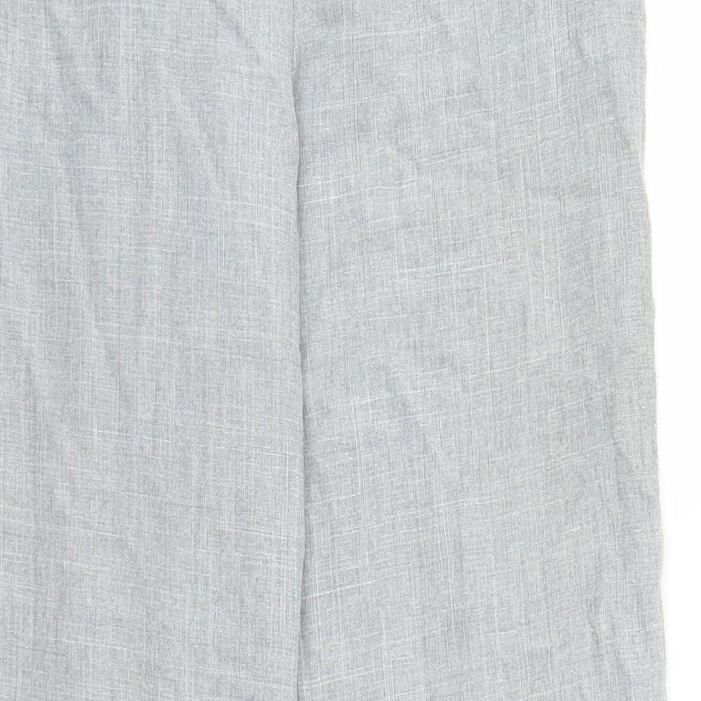 Preworn Womens Grey   Trousers  Size 12 L22 in