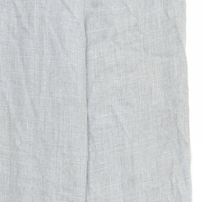 Preworn Womens Grey   Trousers  Size 12 L22 in