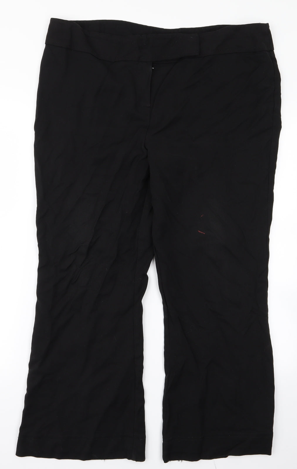 Preworn Womens Black   Trousers  Size 40 L26 in