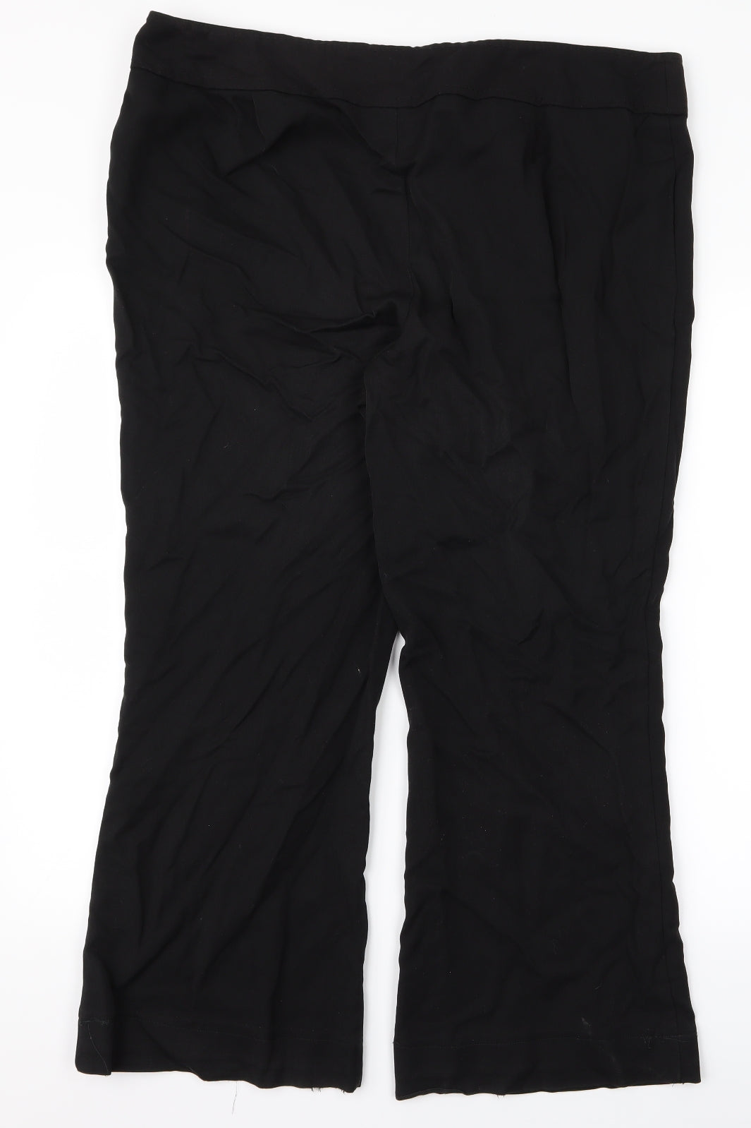 Preworn Womens Black   Trousers  Size 40 L26 in